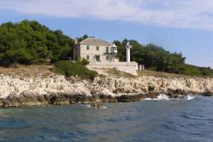 The lighthouse of Cape Crna punta