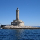 The lighthouse of Porer cliff